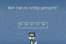 ドイツ語の練習における数字の序数