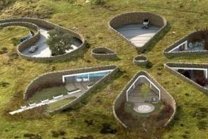 Zanimljive ideje za projekte podzemnih kuća